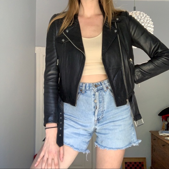 Zara Leather Jacket - Picture 3 of 10